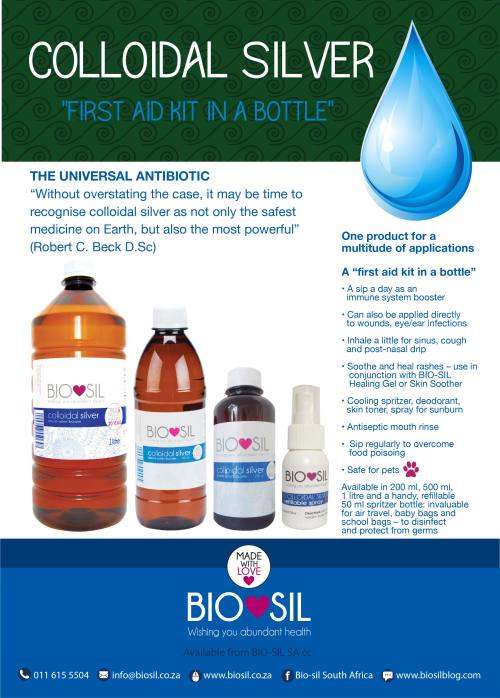 Colloidal Silver 500ml Natural Anti-biotic