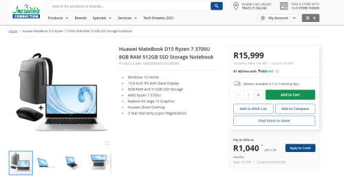 Huawei laptop
