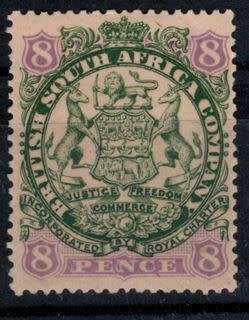 Rhodesia `BSAC`- SACC 34 8d -  UMM