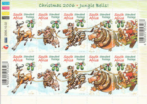 RSA - 2006 Christmas - Jungle Bells SACC 1801-05 - UMM