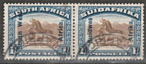 SWA - 1926/7 Pictorials SA Overprinted SACC 77 - Used