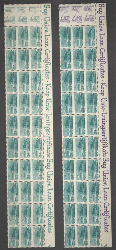 Union -1942-4 War Effort redu size SACC 100 with color var with full advertisements - UMM *SCARCE*