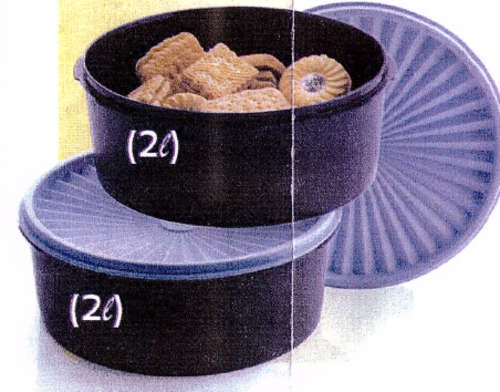 ***ONLY 1 SET LEFT*** Stacking Canisters (2l x 2)