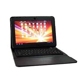 Wireless Bluetooth Keyboard Leather Case For Samsung Galaxy Tab P7500 P7510