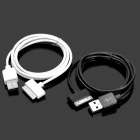 Designer's USB Charging & Data Cables for iPhone / iPad / iPod Touch (2-Pack / 88cm-Length)