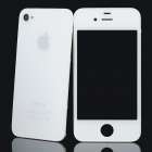 Replacement Touch Screen Digitizer LCD + Back Cover Module w/ Tools Kit for iPhone 4 - White