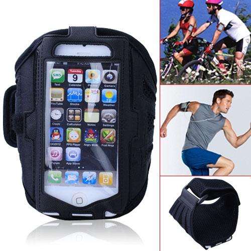 Elastic Ventilated Sports Running Gridding Armband Cover Case for iPhone 5