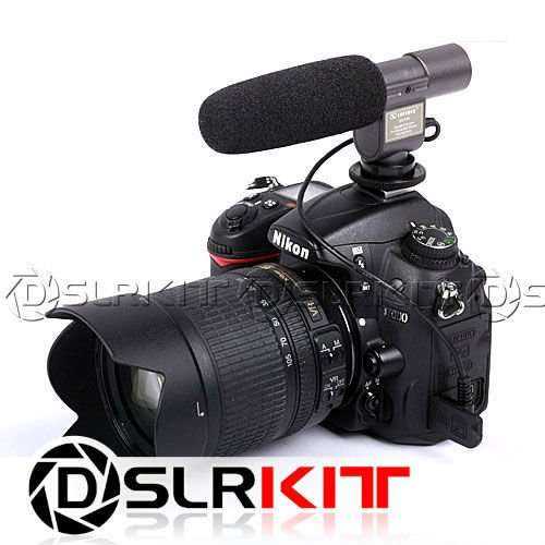 SG-108 Stereo Shotgun Microphone for CANON NIKON PENTAX OLYMPUS PANASONIC D-SLR