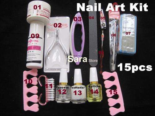 Professional Base Nail care NAIL KIT 15pcs/set
