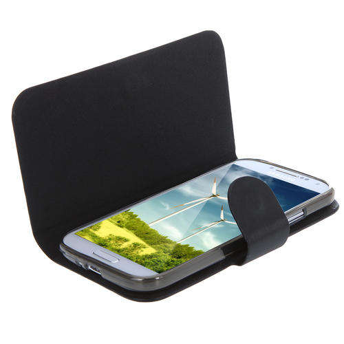 Elegant Artificial Flip Leather Case Cover for Samsung Galaxy S4