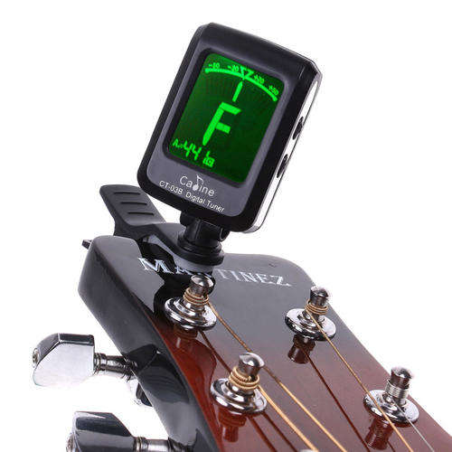 LCD Clip-on Electronic Digital Guitar Chromatic Bass Violin Ukulele Tuner