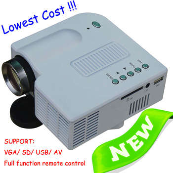 Lowest cost LED Projector with HDMI VGA USB AV SD