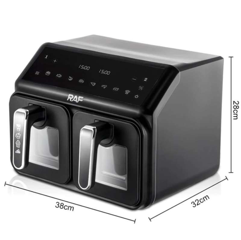 RAF - R-5377 9 L  Dual Air Fryer