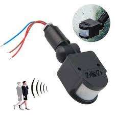 Smart Sensor Infrared PIR Motion 110V-240V 12M Sensor Detector - Black