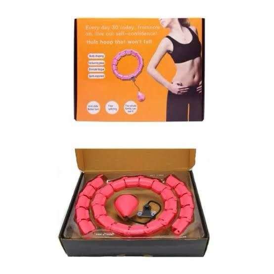 Flexi Muscles  Weighted Hula Hoop for Abdomen Fitness and Waist Toning