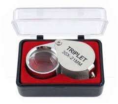 Pocket Jeweler`s Glass Magnifying Jewelry Loupe