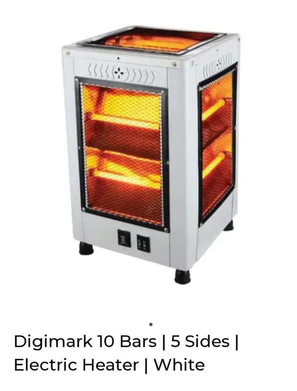 Digimark 10 Bars electric heater - 5 Sided