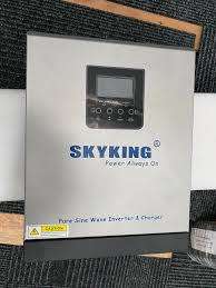 Skyking 24V Hybrid Pure Sinewave Solar Inverter - 3KVA - Built In 50A SOLAR Charge Controller