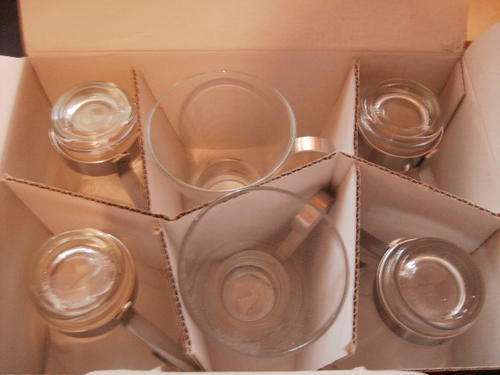 Set of 4 Professional Tazza Cups made by Bormioli Rooco (Ypsilon)