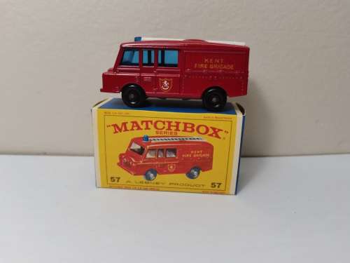 Matchbox Land Rover fire truck