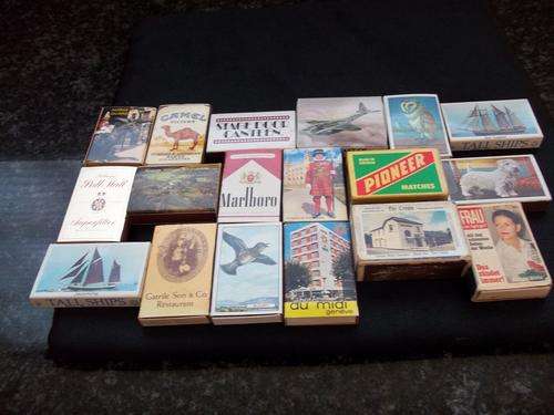 67 ASSORTED MATCHBOXES IN NEW CONDITION .