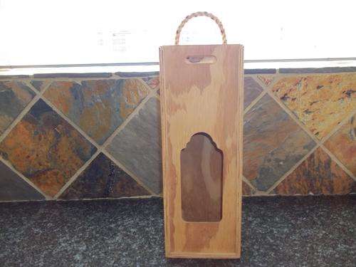 SINGLE WOODEN WINE BOX