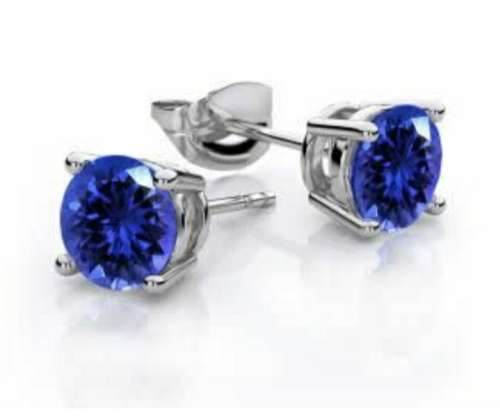 0.40cts Amazing Matching Natural Tanzanite (2 gemstones) BRILLIANT ROUND CUT