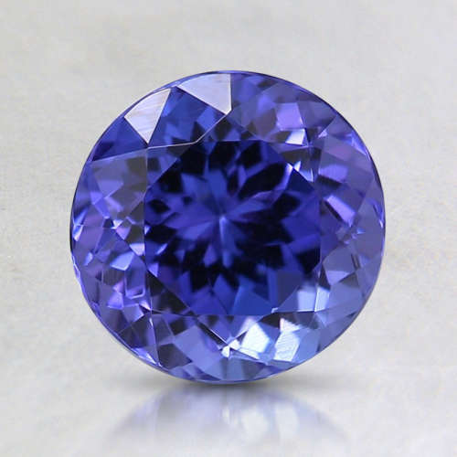 0.20ct SPARKLING Natural Tanzanite - Round cut. Amazing Ravishing Colour