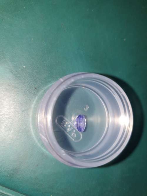 0.20ct SPARKLING Natural Tanzanite - Round cut. Amazing Ravishing Colour