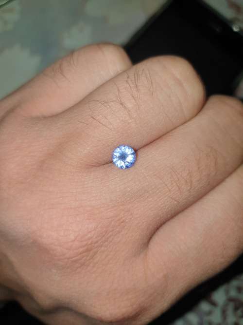 0.80ct GORGEOUS Natural Tanzanite - Round cut. Amazing Ravishing Colour