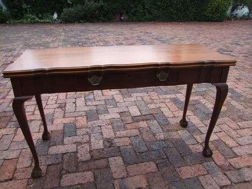 Ball and Claw Rare Folding Table with drawer