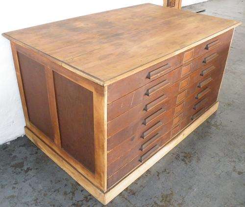 Architects plan chest of drawers