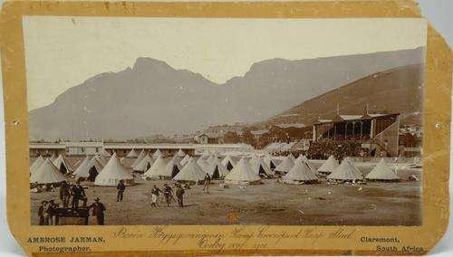 Rare original Boer War photograph Groenpunt Cape Town 1899 - 1900