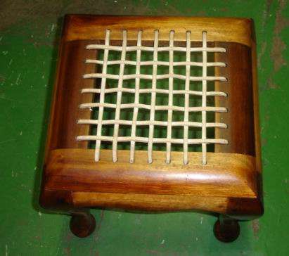 Stinkwood Riempies Stool