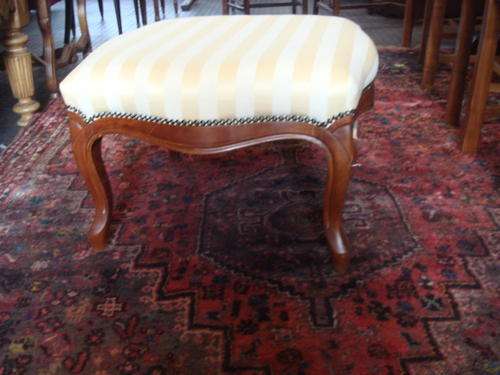 French Walnut circa 1900 foot stool