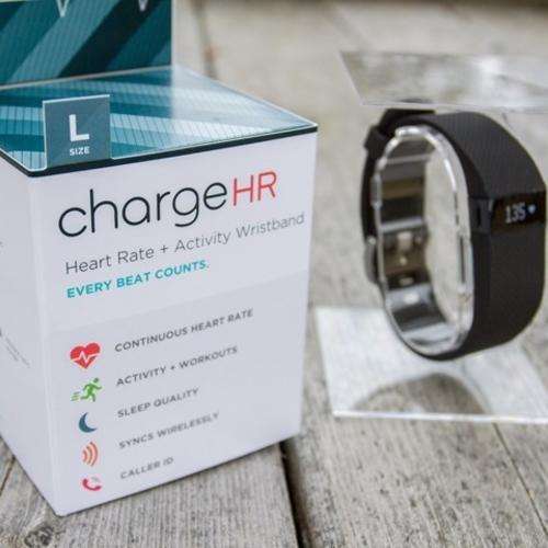 Fitbit Charge HR - Black, L