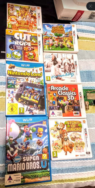 Nintendo game bundle (3DS and Wii U) - 8 games