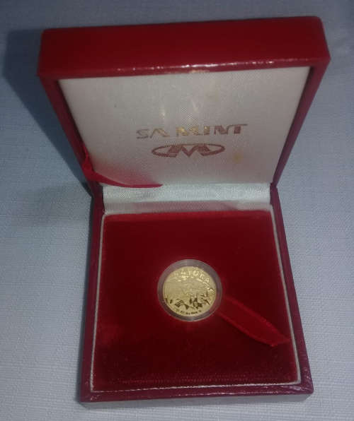 1997 NATURA BUFFALO 1/10 OUNCE GOLD PROOF ENCAPSULATED IN SAM BOX