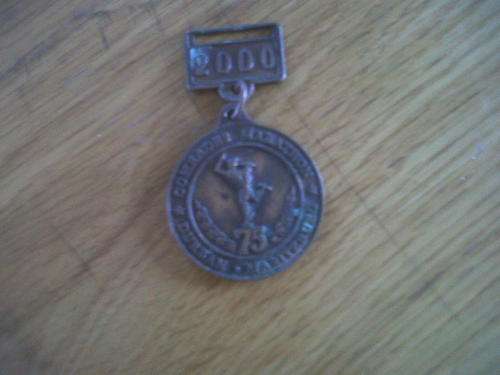 BRONZE COMRADES MEDAL 2000