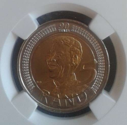 2008 Mandela 90th Birthday - R5 - MS67