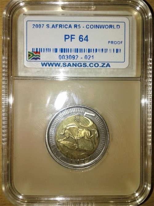 2007 Oom Paul R5 - 'Rare Proof' PF 64