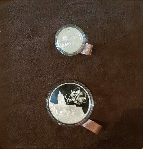 2013 Silver Proof R2 Coin set Union Building 100 Year Anniversary