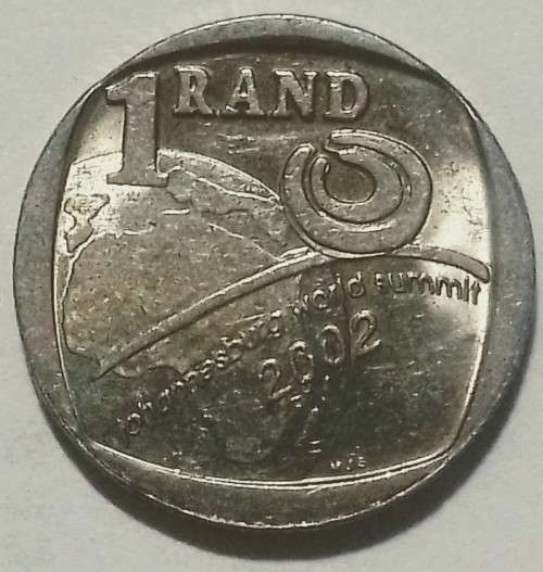 2002 Johannesburg World Summit R1 Coin