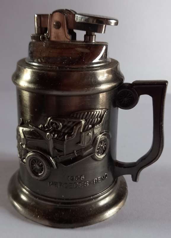 Vintage table lighter - 1906 Mercedes Benz