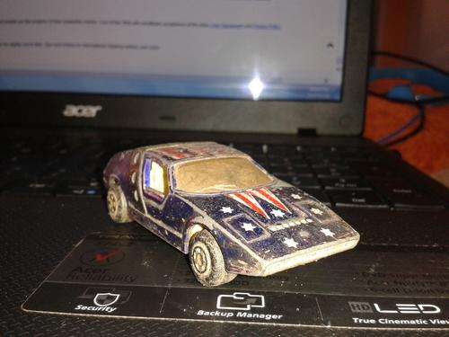 VINTAGE 1975-78 MATCHBOX LESNEY BLUE SIVA SPYDER SPORTS CAR 41 MADE IN ENGLAND