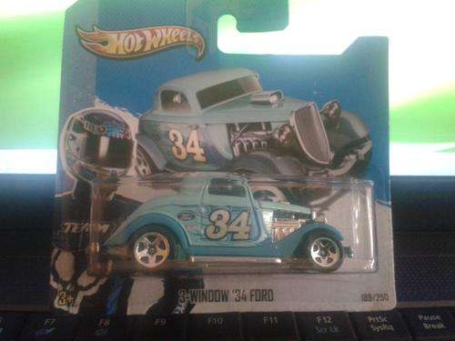 Hot Wheels 3-Window '34 Ford (Short Card )