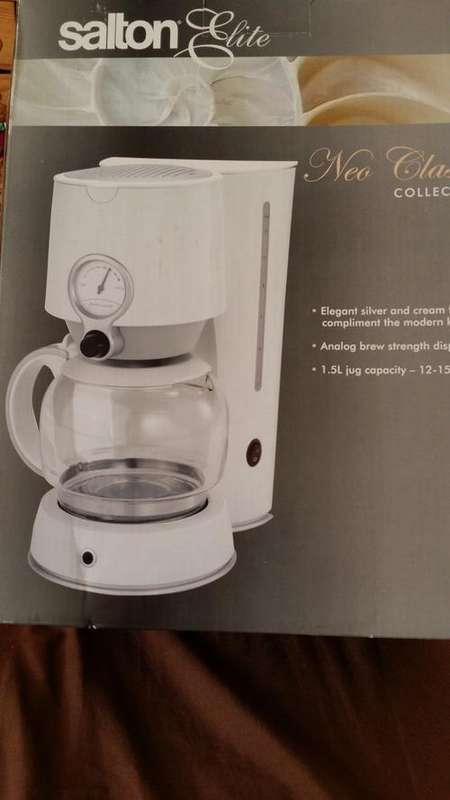 salton elite 12-15 cuo cofee maker