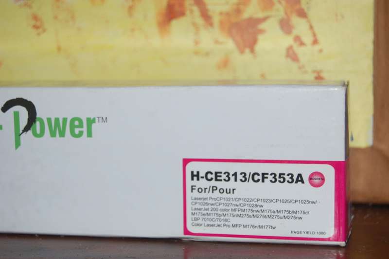 lazer Printer cartridge INK POWER x 3 Colour Cartridges pack sold as one unit
