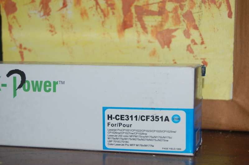 lazer Printer cartridge INK POWER x 3 Colour Cartridges pack sold as one unit