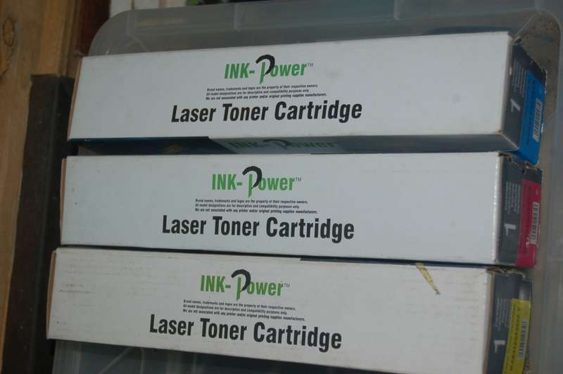 lazer Printer cartridge INK POWER x 3 Colour Cartridges pack sold as one unit
